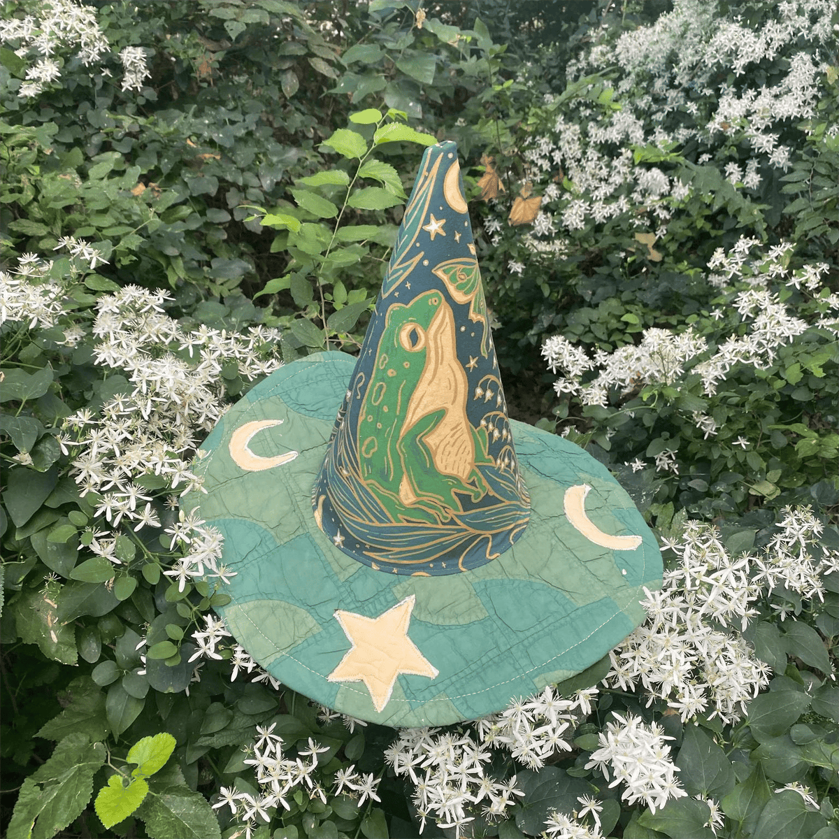 🔥Last Day 49% OFF - The Quilted Witch Hat | Handcrafted Folk Art Hat