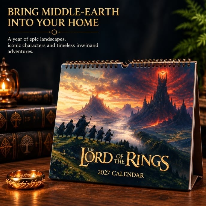 🧝📅 The Lord of the Rings 2027 Desk Calendar