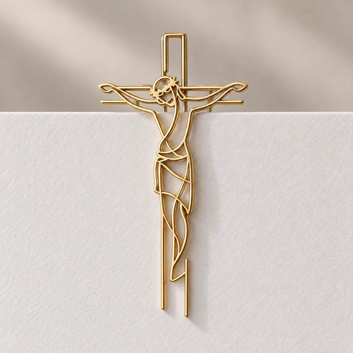 ✝️📚Faith-Inspired Gold Paper Clips — Meaningful Christian Bookmarks