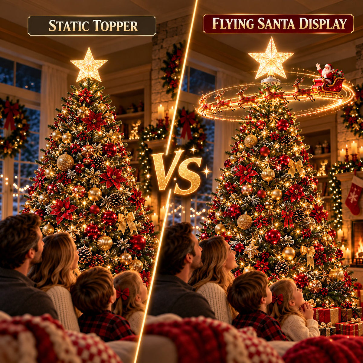 🎅Flying Santa Tree Topper™