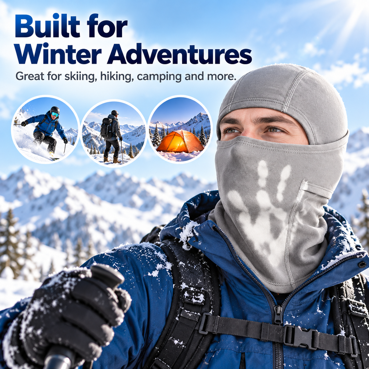 ❄️ 50% OFF Thermochromic Fleece Balaclava Color Changing Winter Face Mask