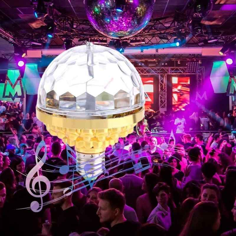 💃Enjoy a More Excited Christmas🔥 Colorful Rotating Disco Ball Light
