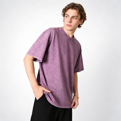 Best Seller 🔥 Vintage Washed Oversized T-Shirt | Unisex Drop Shoulder Streetwear Tee