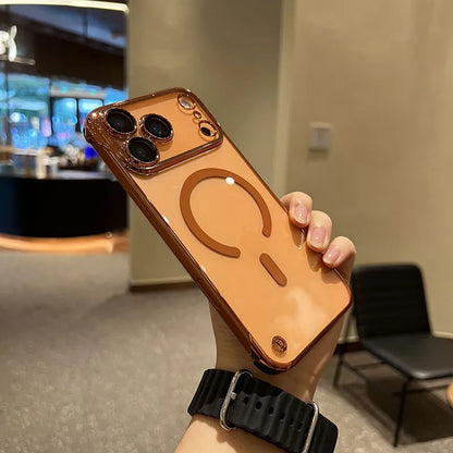 🔥New In Phone Case for iPhone 17 Series - Transparent Frameless Ultra Thin Magnetic Case