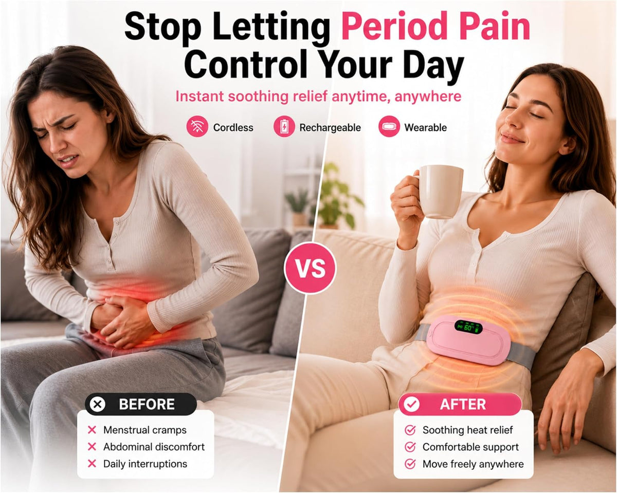Wearable Heating and Massage Belt – product image