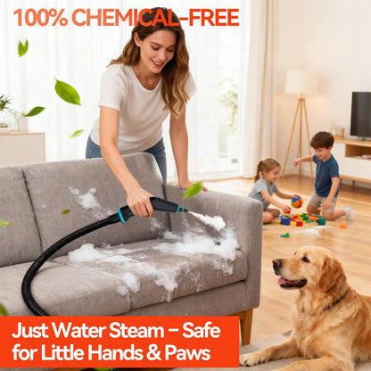 🔥 2500W High-Pressure Steam Cleaner – 6 Adjustable Levels & Multi-Surface Deep Cleaning