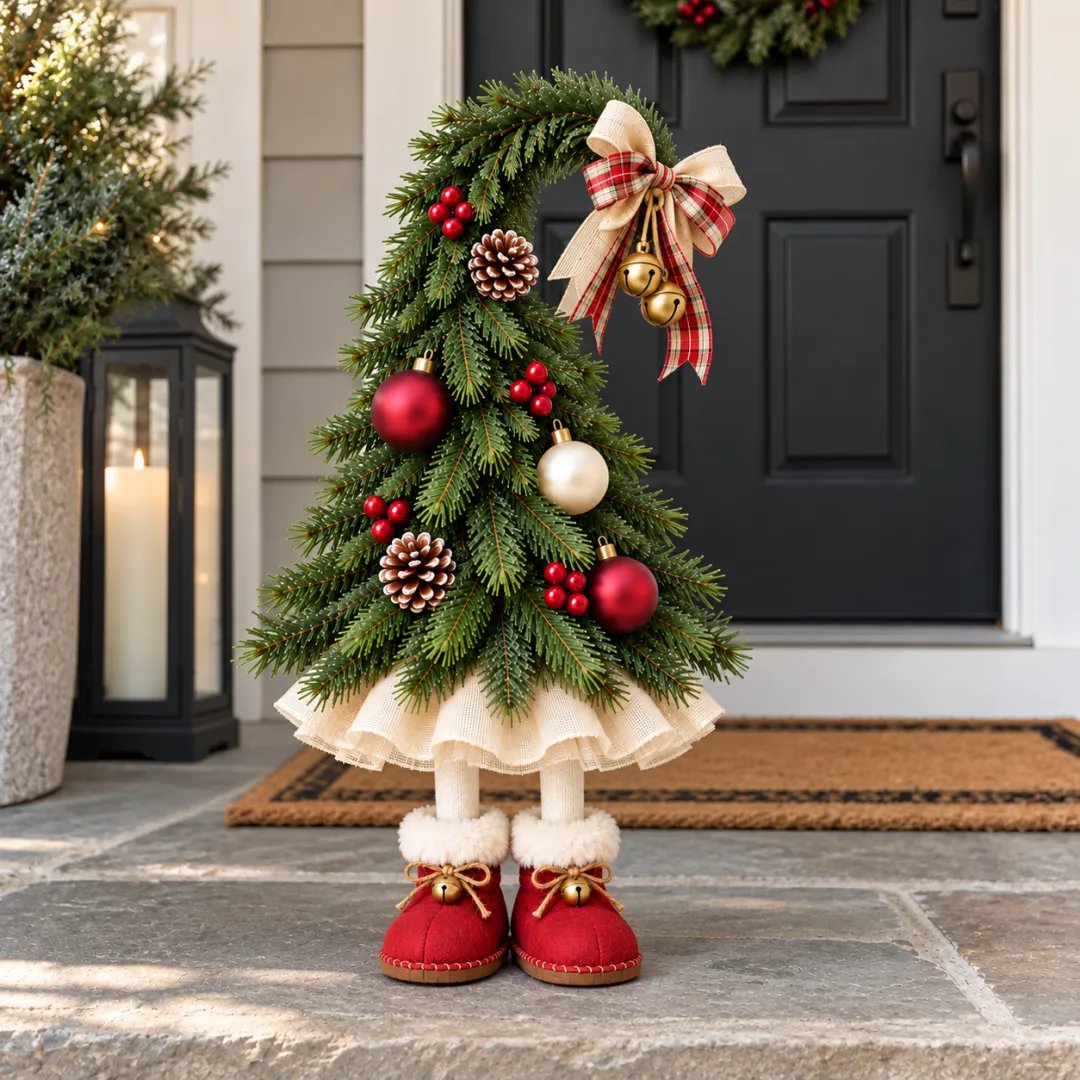 🎉Whimsical Christmas Elf Tree Decor