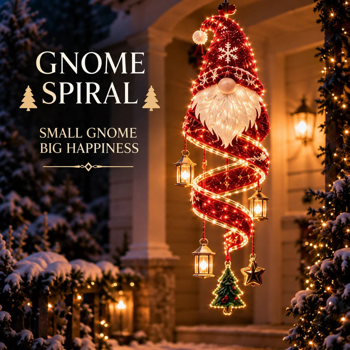 ⏳ ✨New Arrival 49% OFF – 🎄Christmas Magic Spiral™ Hanging LED Light Collection – 9 Festive Designs ✨ | Suspended Glowing Characters with Spiral Lights & Hanging Details for Porches, Windows, Entryways & Holiday Displays