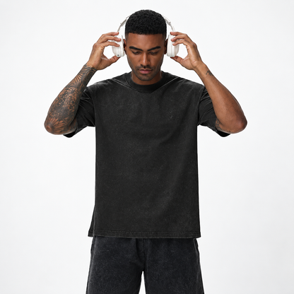 Best Seller 🔥 Vintage Washed Oversized T-Shirt | Unisex Drop Shoulder Streetwear Tee