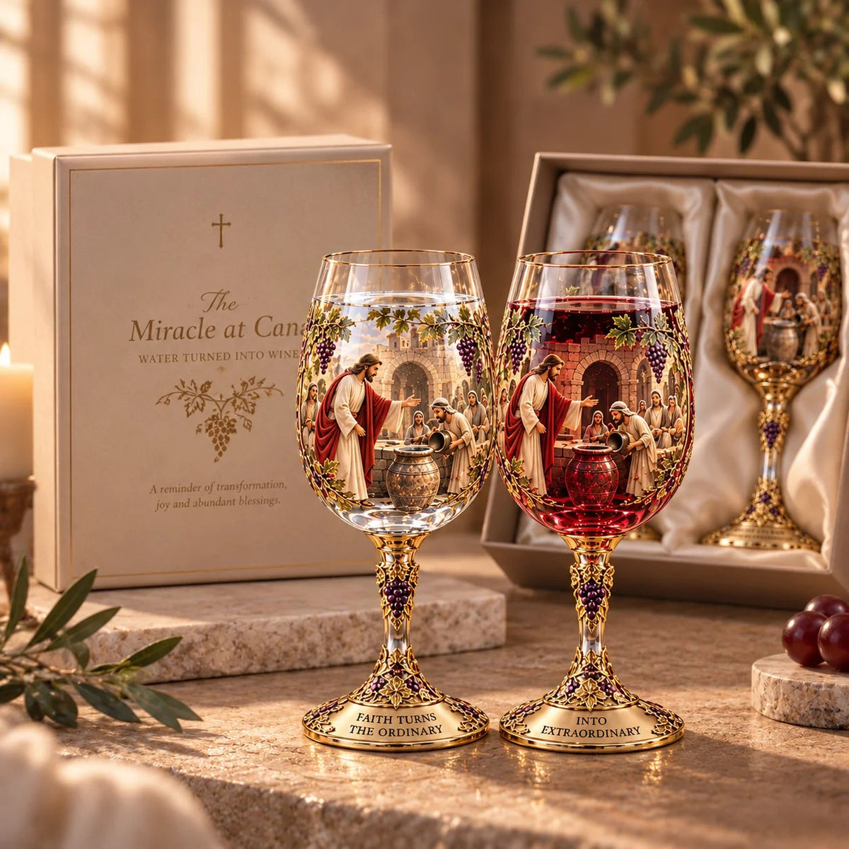 ✝️  🎁Two Glasses. One Miracle. A Story Worth Keeping