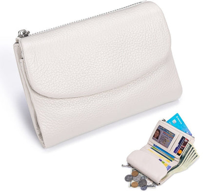 🔥⏰Unisex Pebble Real Leather RFID Wallet🔥