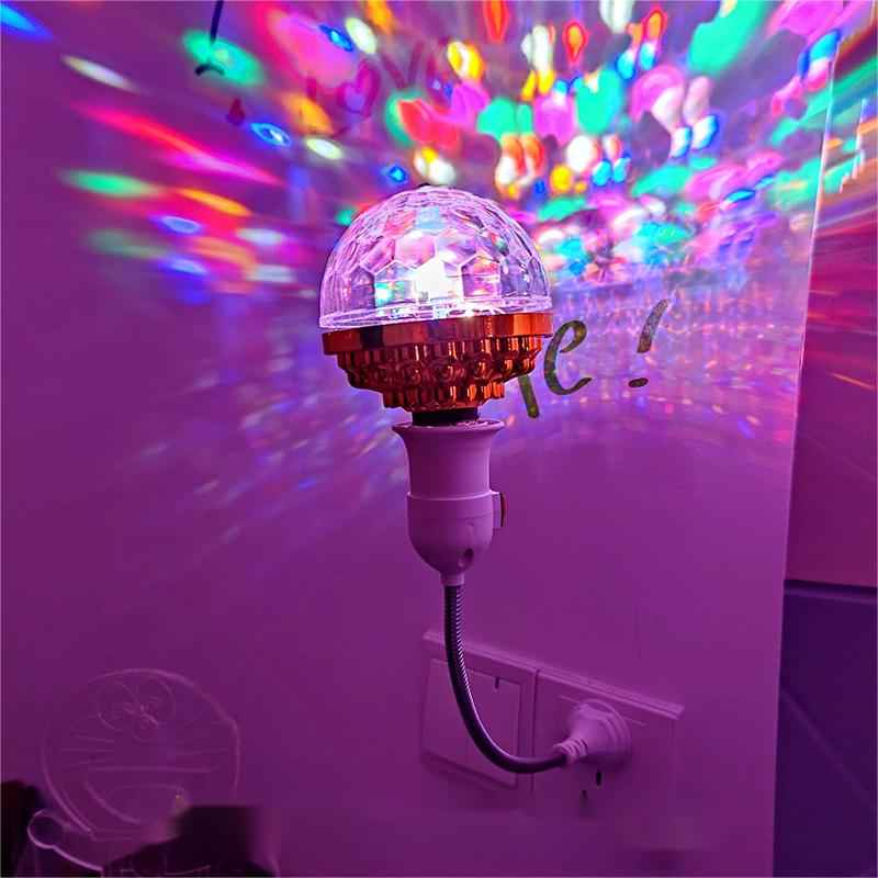 💃Enjoy a More Excited Christmas🔥 Colorful Rotating Disco Ball Light