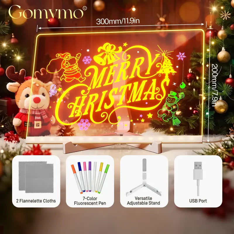 LED Drawing Board for Kids with Light Effects