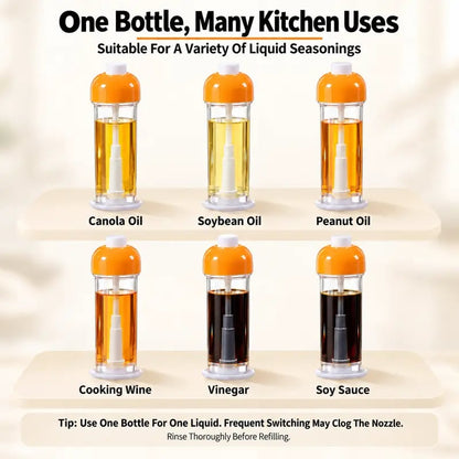 Refillable Fine Mist Cooking Oil Sprayer – Air Fryer & BBQ Essential Oil Mister Bottle for Healthy Portion Control