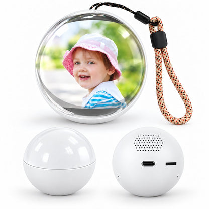 🔮 Magic Video Crystal Ball – Custom WiFi Photo & Video Memory Display