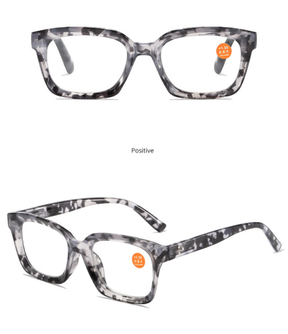 🔥Hot Sale-✨👓Tortoiseshell Reading Glasses – Blue Light Blocking Oversized Square Readers
