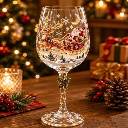 🔥Last Day Sale 50% OFF🔥🎁Christmas 3D Wine Glass Collection Gift Box Set✨