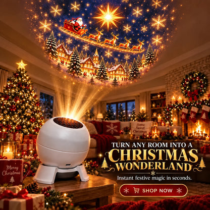 🔥CHIRSTMAS HOT SALE 49% OFF-🎅 Turn Any Room Into a Christmas Wonderland – Holiday Projection Night Light