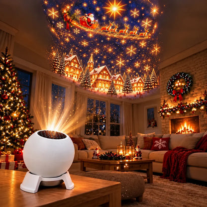 🔥HOT SALE 49% OFF -🎄 Magical Christmas Projection Night Light – Transform Any Room Into A Holiday Wonderland