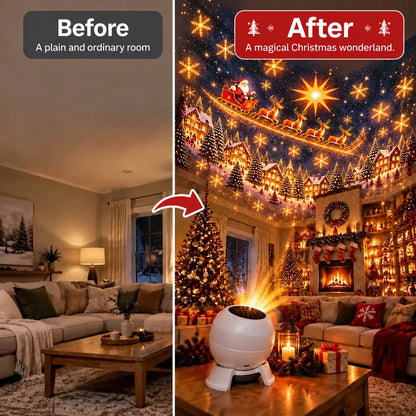 🔥CHIRSTMAS HOT SALE 49% OFF-🎅 Turn Any Room Into a Christmas Wonderland – Holiday Projection Night Light