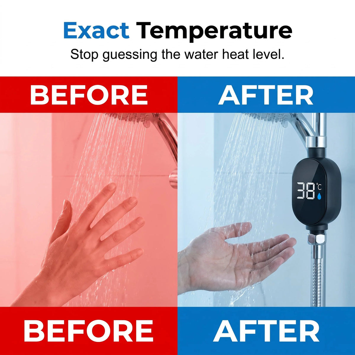 Intelligent Led Shower Thermometer