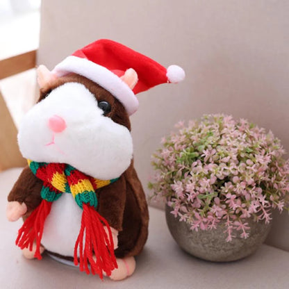 🐹 Talking Hamster Plush – repeats whatever you say, auto head-shaking, hilarious fun for kids & adults🎁