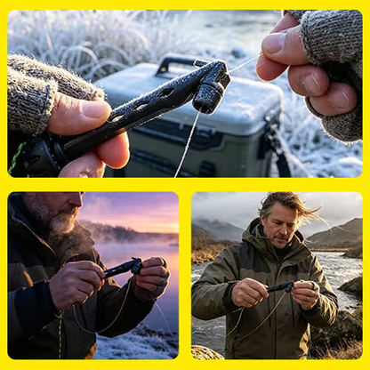 🎣 Magnetic Fly Threader & Knot-Tying Tool – Easier Fly Changes