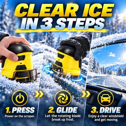 🔥 Cordless Electric Snow Scraper | Clear Frost & Ice in Seconds