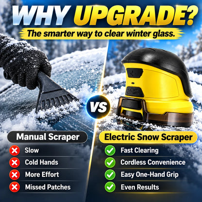 🔥 Cordless Electric Snow Scraper | Clear Frost & Ice in Seconds