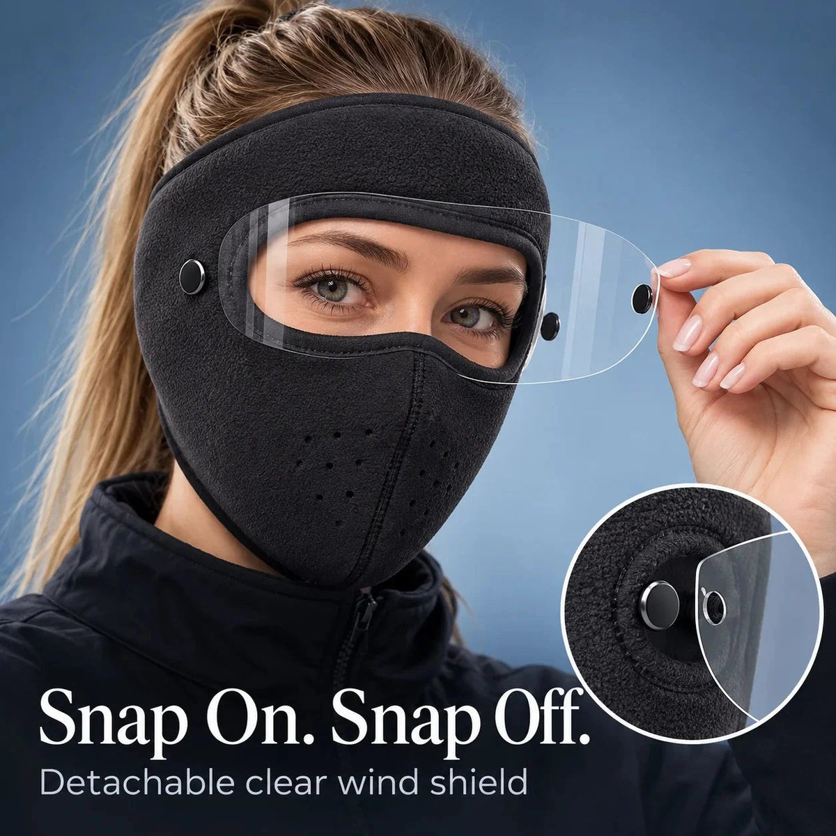 💥Buy 1, Get 1 Free ❄️ Winter Thermal Balaclava with Removable Shield