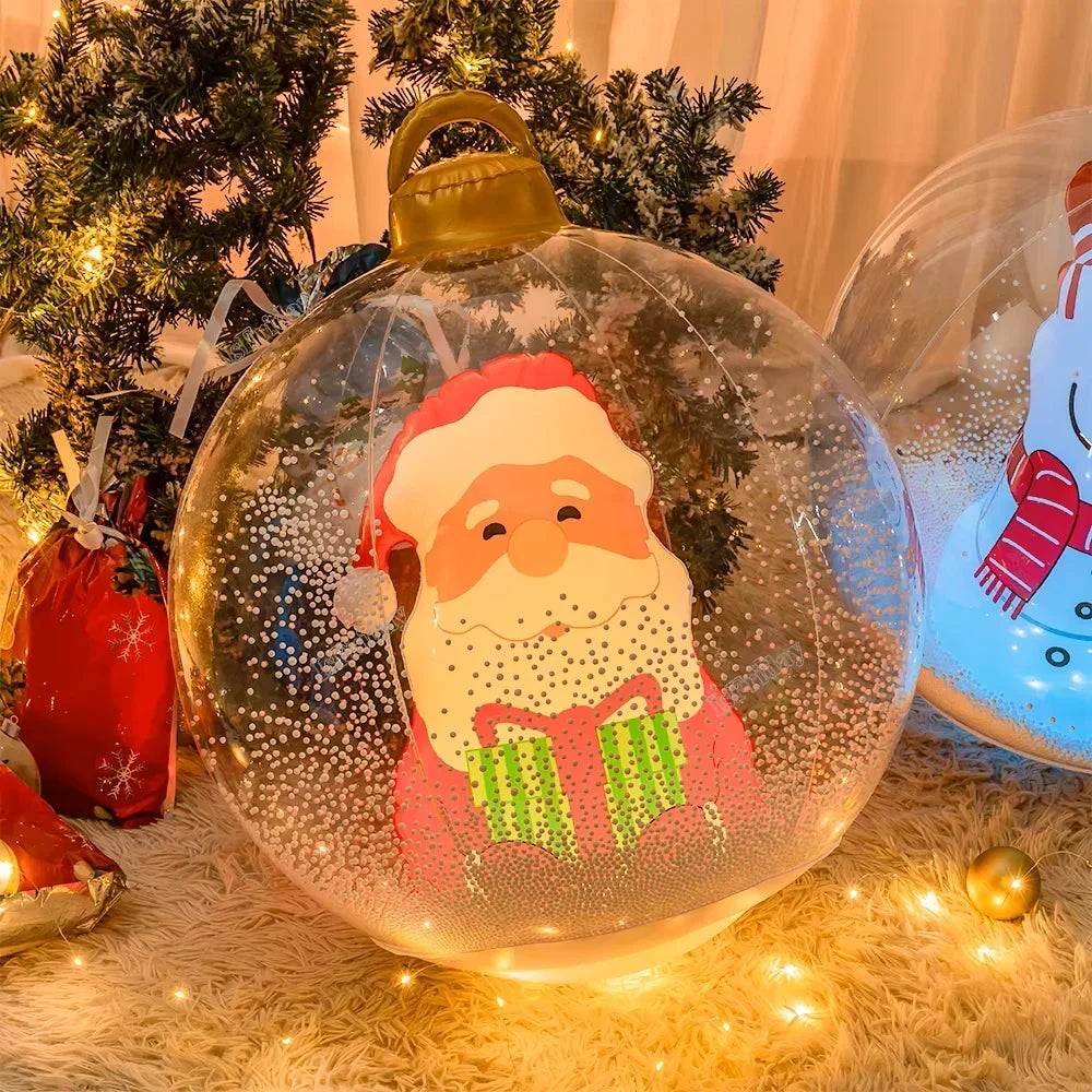 Glowing Christmas Ball, Outdoor Decoration With LED Lights