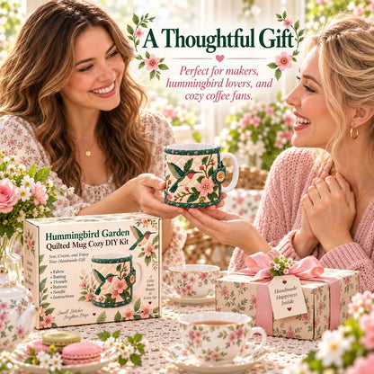 🌸Garden Quilted Mug Cozy DIY Kit