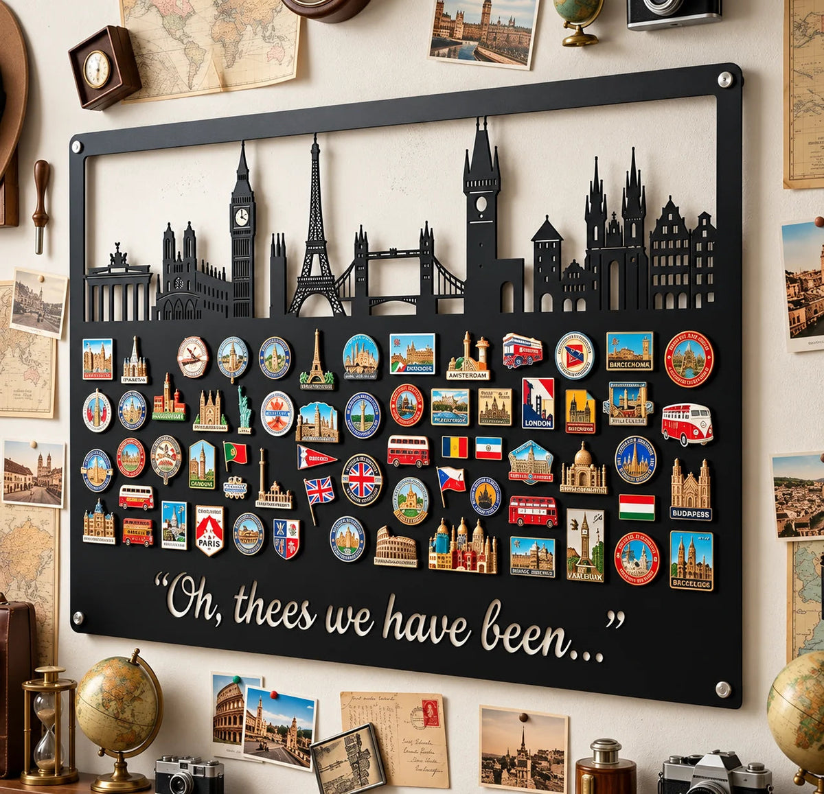 Travel Magnet Display Board