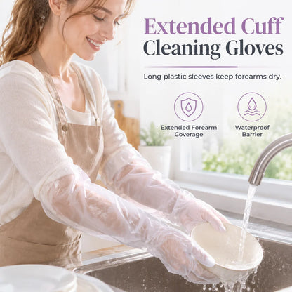 🧪 Chemical Safety 2026 | Disposable Long Gloves | Full Protection & Durable