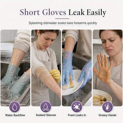 🧪 Chemical Safety 2026 | Disposable Long Gloves | Full Protection & Durable