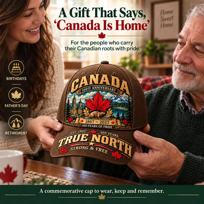 🍁Canada 160th Anniversary 1867–2027 Commemorative Cap