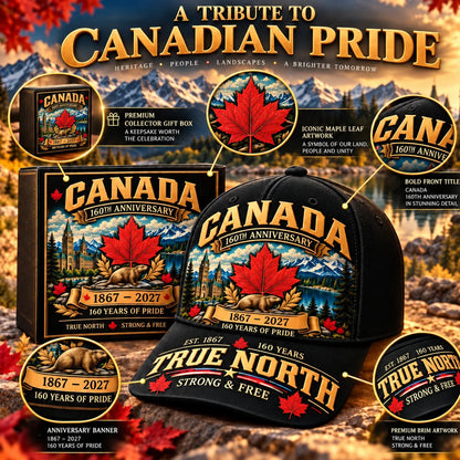 🍁Canada 160th Anniversary 1867–2027 Commemorative Cap