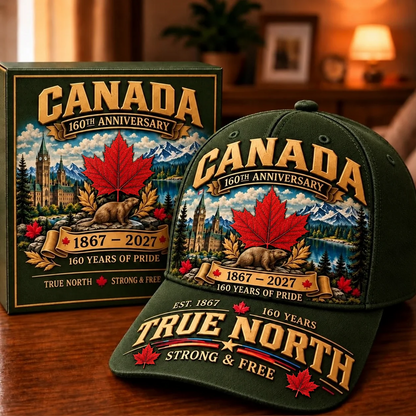 🍁Canada 160th Anniversary 1867–2027 Commemorative Cap