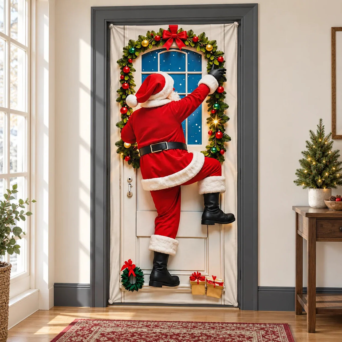🔥Last Day Promotion 60% OFF💥2026 Christmas Front Door Decoration Cover
