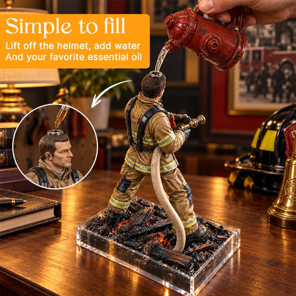 🚒Firefighter Rescue Mist Humidifier I Light-Up Hero Gift