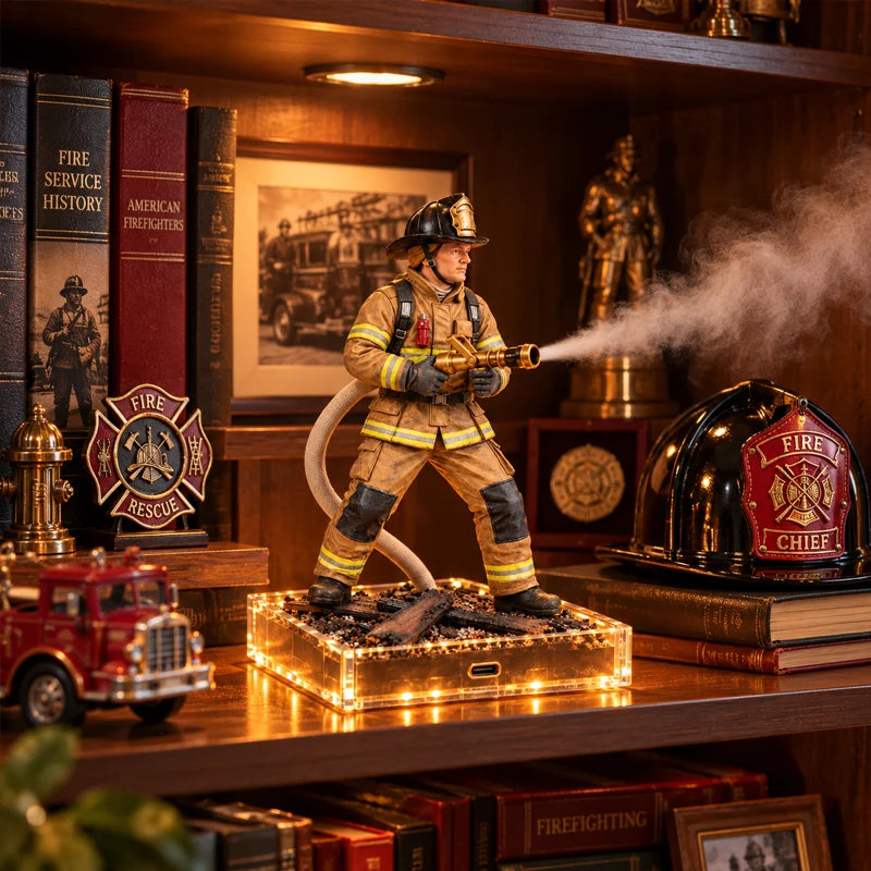 🚒Firefighter Rescue Mist Humidifier I Light-Up Hero Gift