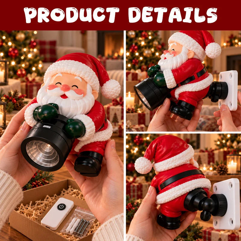 🎅 Santa Welcome Projector – Christmas Greeting Light with Remote & Adjustable Angle