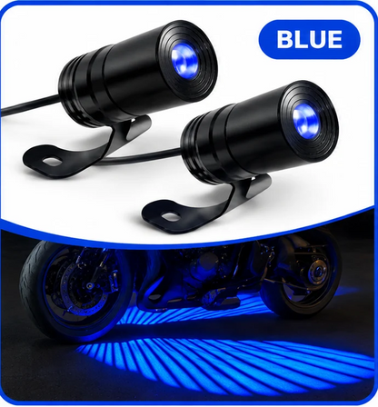 🏍️ Dual Motorcycle Laser Projector Lights!!!