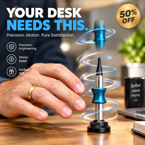 Kinetic Desk toy That Performs Impossible Landing