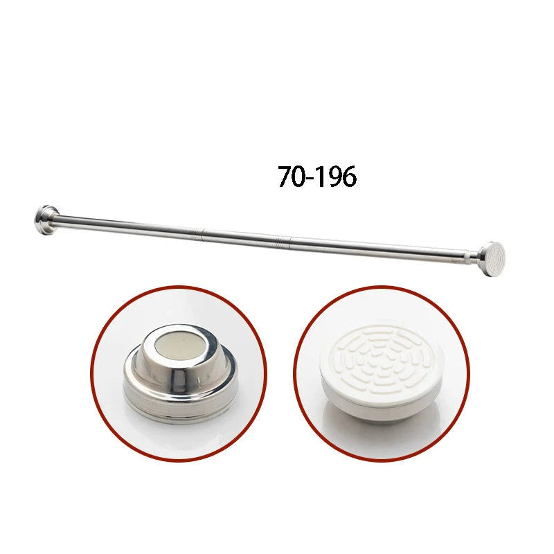 🔥50% off limited time！🥼👚 Create storage space anywhere anytime！Adjustable No-Drill Tension Rod