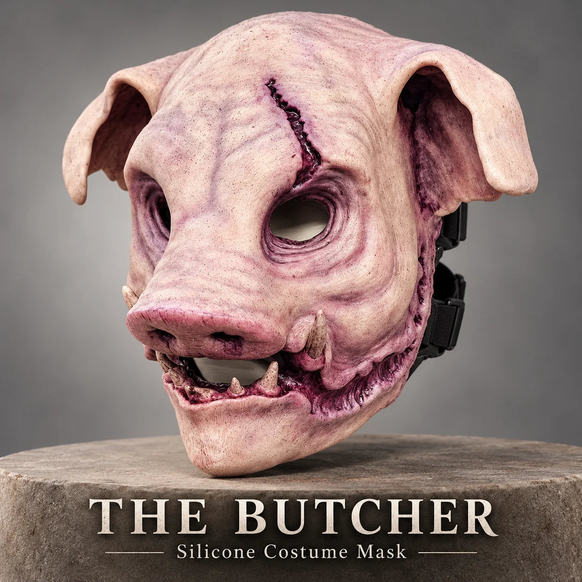 🐷 The Butcher Silicone Pig Mask | Face-Only Transformation