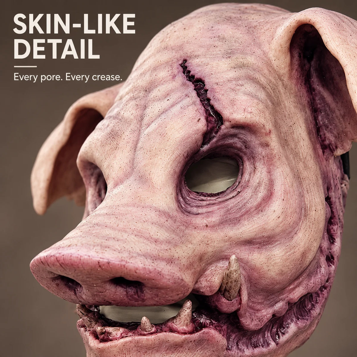 🐷 The Butcher Silicone Pig Mask | Face-Only Transformation