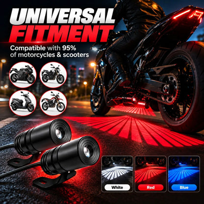 🏍️ Dual Motorcycle Laser Projector Lights!!!
