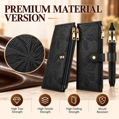 Women's RFID Blocking Leather Wallet – Slim Bifold Wallet