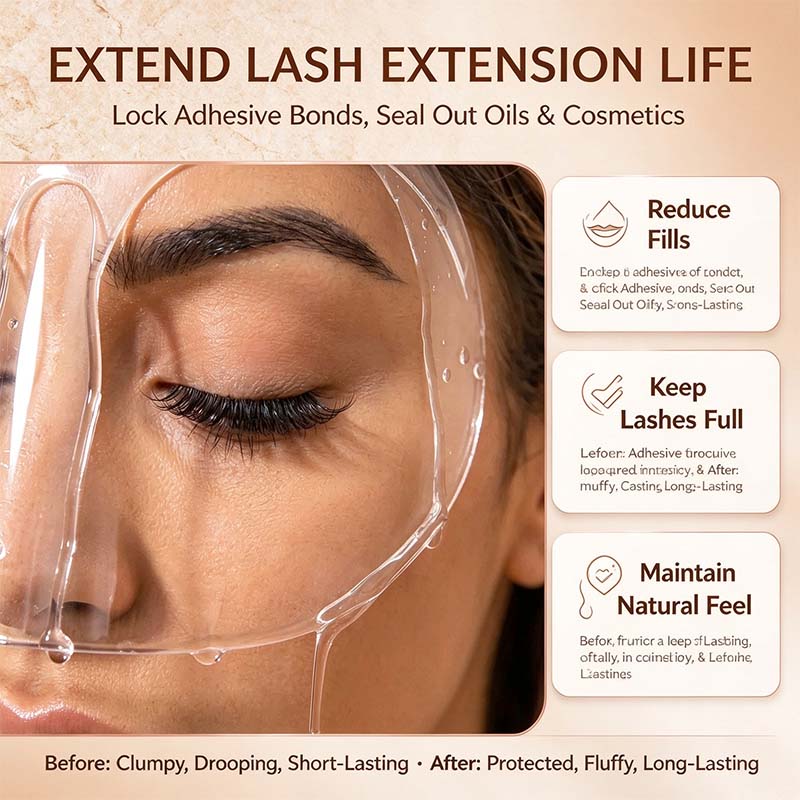 25 Pcs Waterproof Protector for Lash Extensions 💧👁️✨